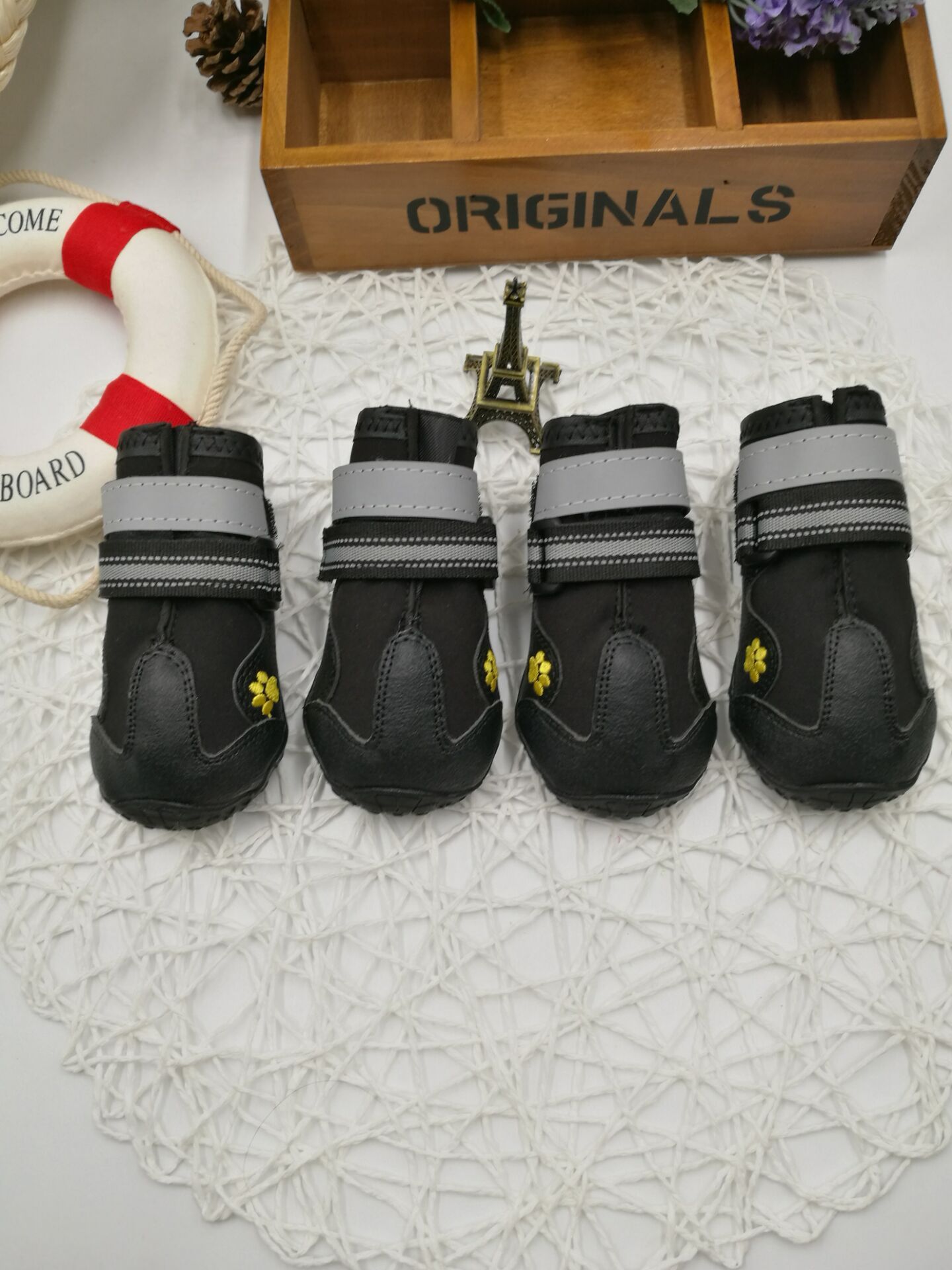 Paw Protection: Waterproof Dog Shoes with Adjustable Straps - Waggley Tails