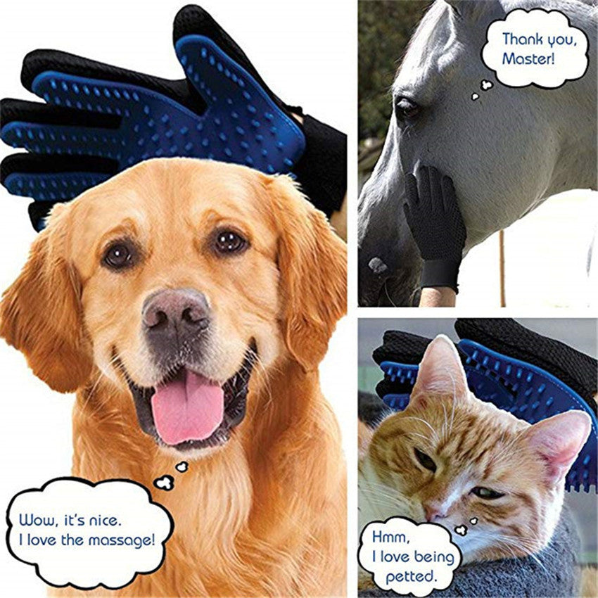 Gentle Touch Pet Grooming Gloves - Waggley Tails