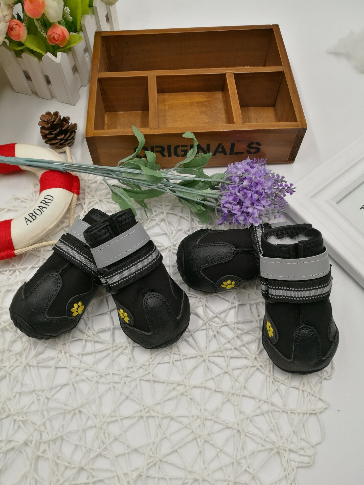 Paw Protection: Waterproof Dog Shoes with Adjustable Straps - Waggley Tails