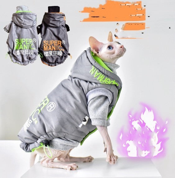 Cozy Winter Coat for Your Hairless Cat - Waggley Tails