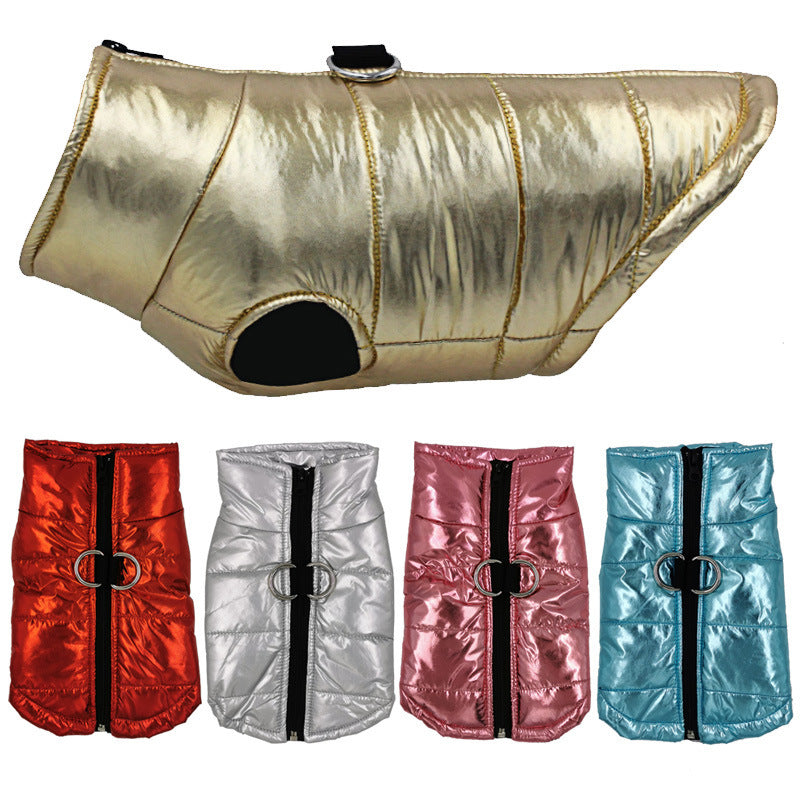 Waterproof Cotton Dog Vest - Keep Your Pup Dry and Warm - Waggley Tails