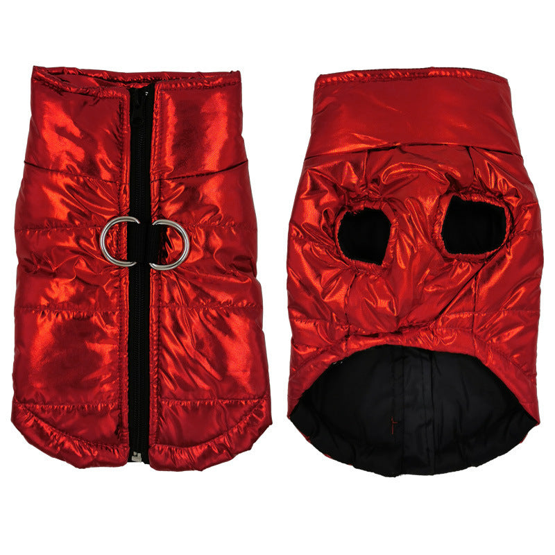 Waterproof Cotton Dog Vest - Keep Your Pup Dry and Warm - Waggley Tails