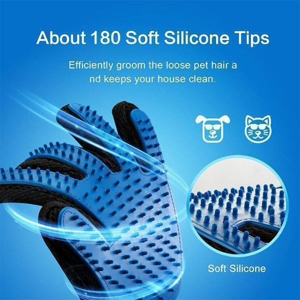 Gentle Touch Pet Grooming Gloves - Waggley Tails