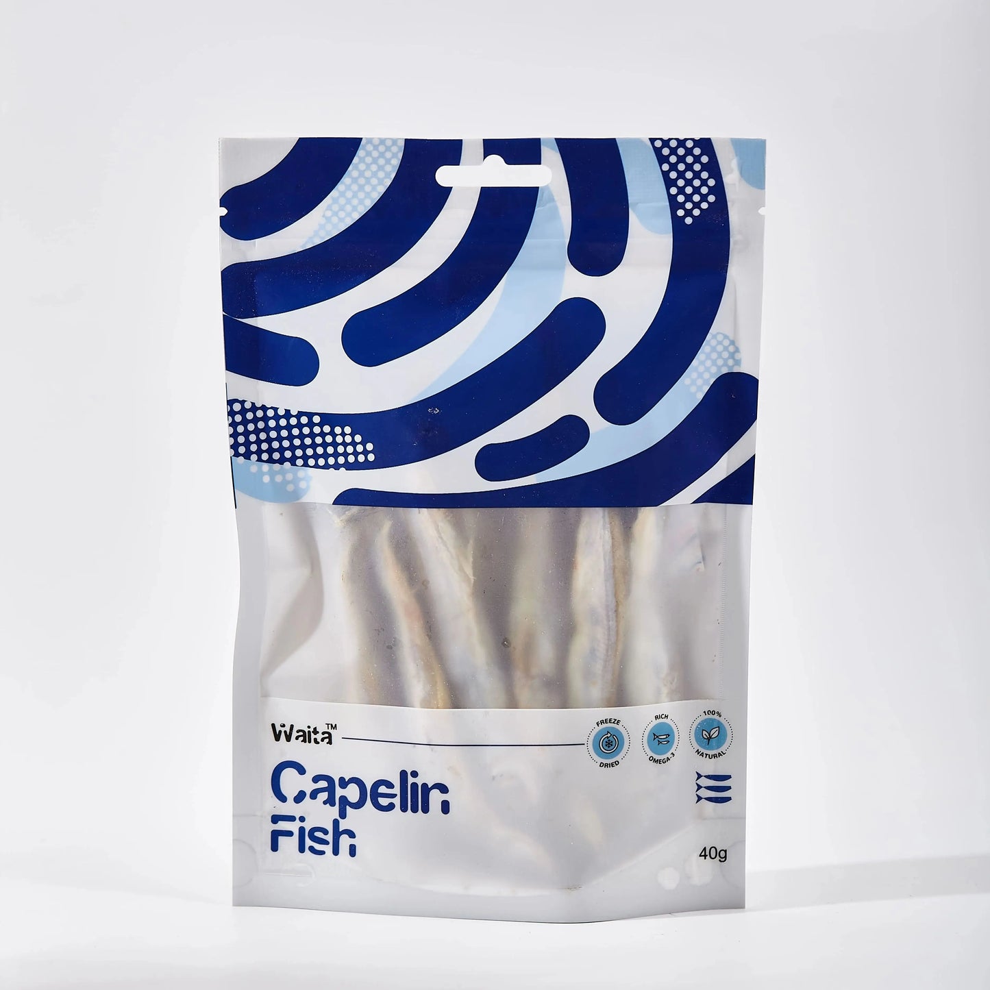 Waita Freeze-Dried Capelin Treat – Whole Fish Snack for Pets 40g - Waggley Tails