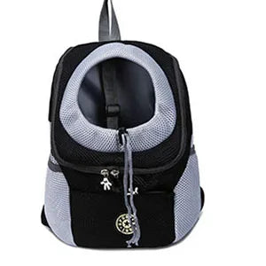 Outdoor Pet Dog Carrier Bag Portable Travel Backpack Front Bag Double Shoulder Mesh Backpack Head Carrying Bags For Cat - Waggley Tails