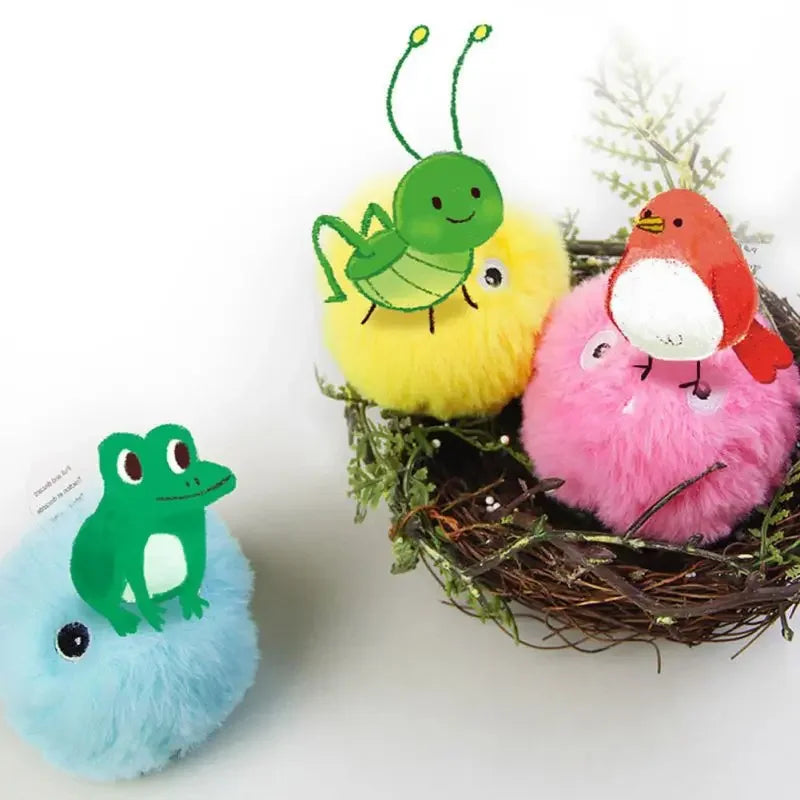 Smart Interactive Cat Toy Ball with Catnip – Squeaky Training Play Ball - Waggley Tails
