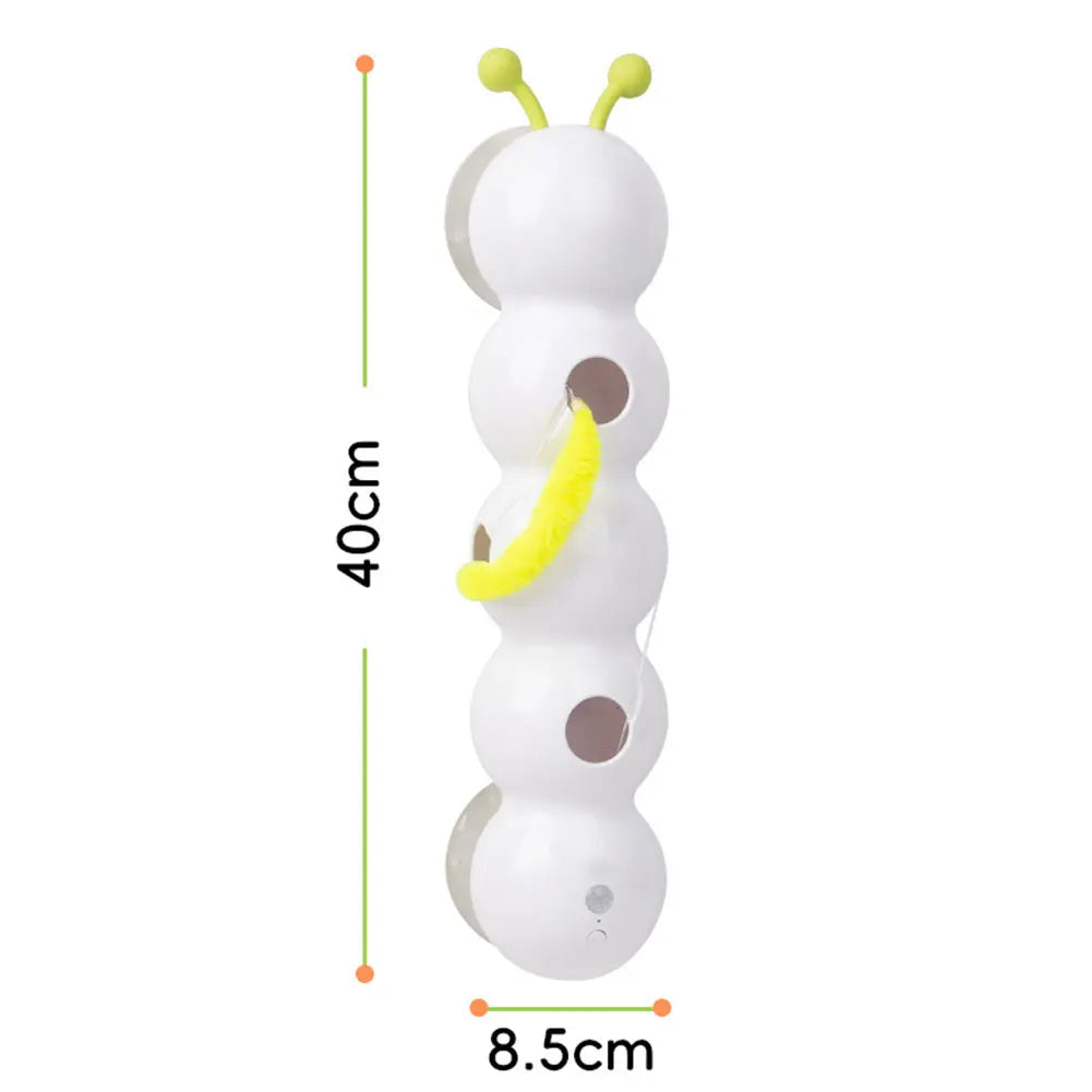 Intelligent Worm Cat Toy – Motion Activated Teaser for Indoor Cats - Waggley Tails