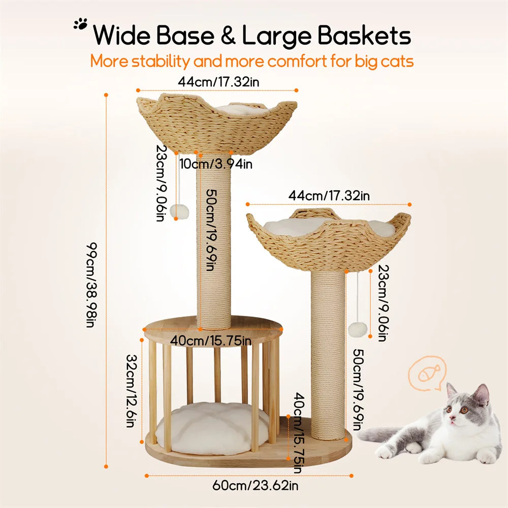 Stable and safe cat climbing tree UK