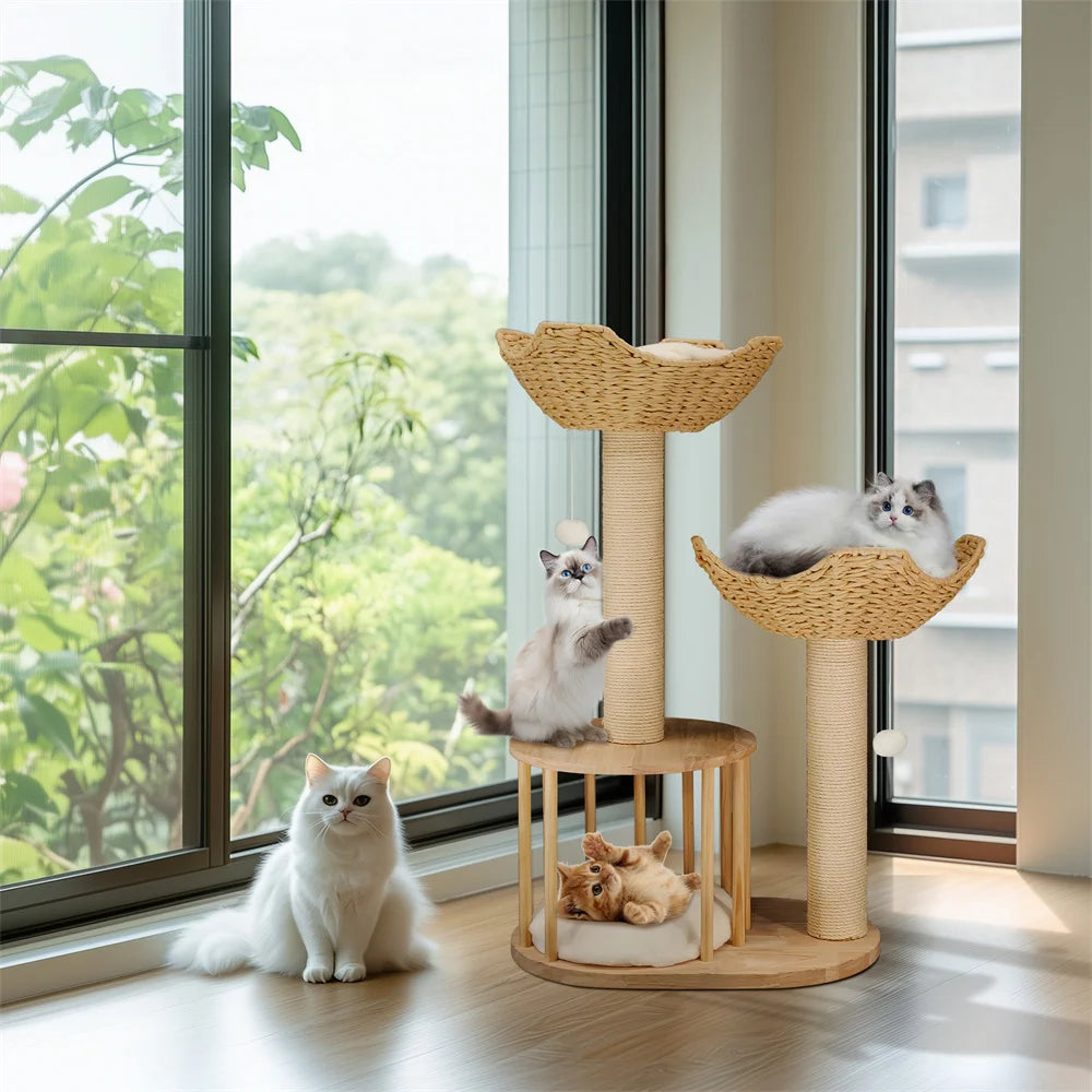 Cat activity centre with multiple levels UK