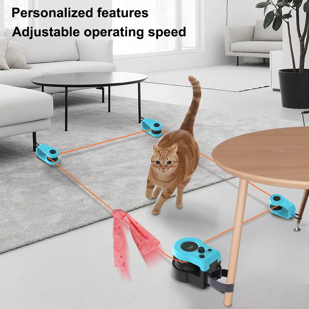 DIY Cat Treadmill Toy – Interactive Mouse Chase Game for Indoor Cats - Waggley Tails