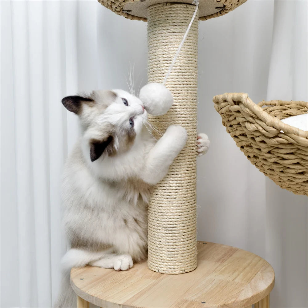 Sisal rope scratching posts for indoor cats UK