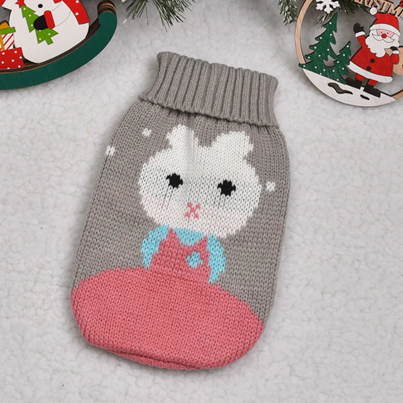 Durable and comfortable wool sweater for pets.