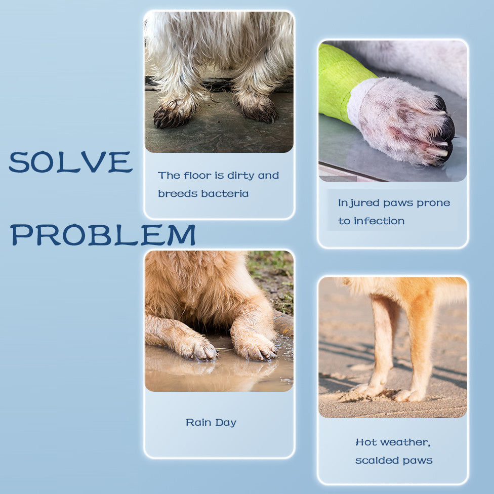 Paw-some Protection: Waterproof Dog Rain Boots - Waggley Tails