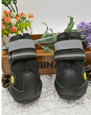 Paw Protection: Waterproof Dog Shoes with Adjustable Straps - Waggley Tails
