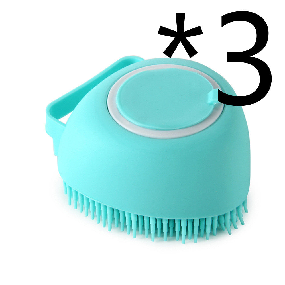 Silicone Shampoo Bath Massage Comb Brush - Waggley Tails
