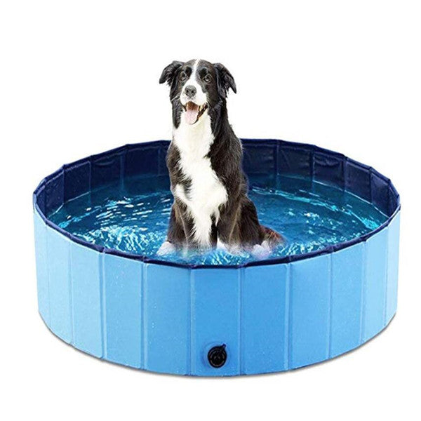 Pet Pool Dog Swimming Pool Foldable Large Dog Bath Supplies - Waggley Tails