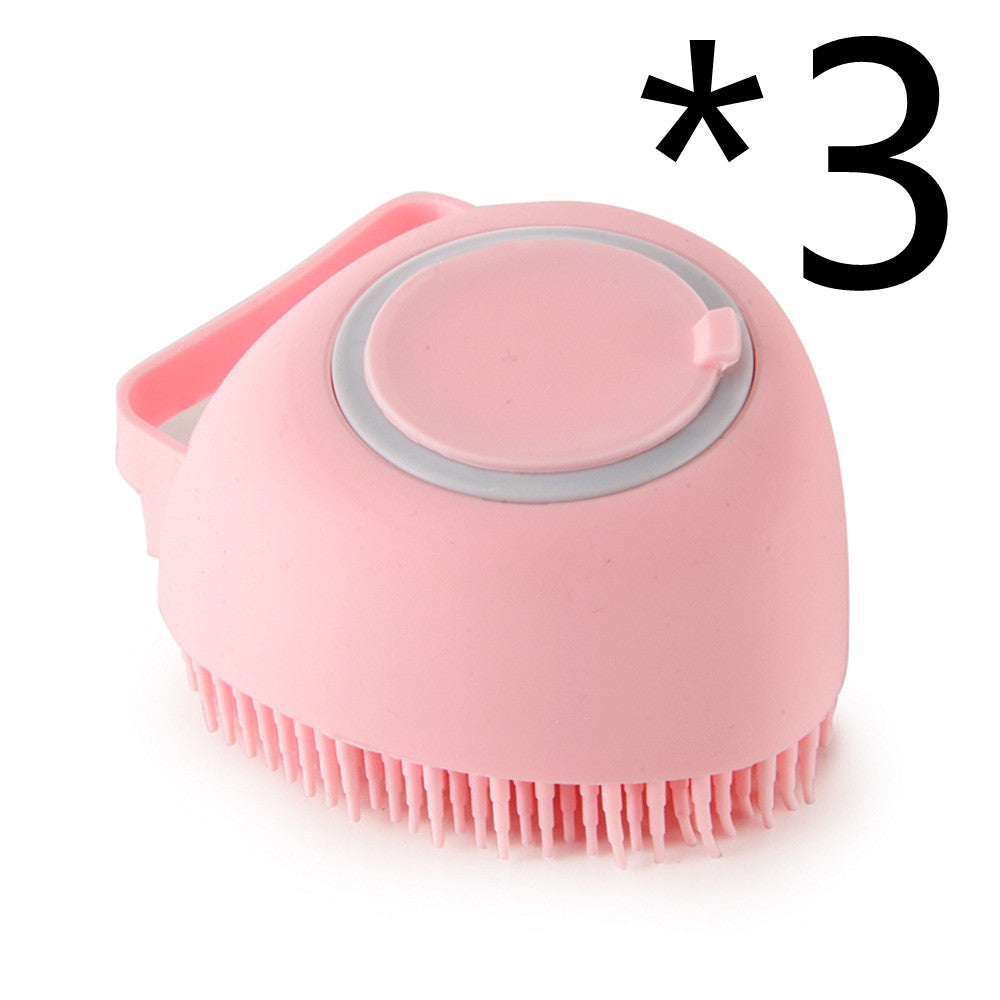 Silicone Shampoo Bath Massage Comb Brush - Waggley Tails