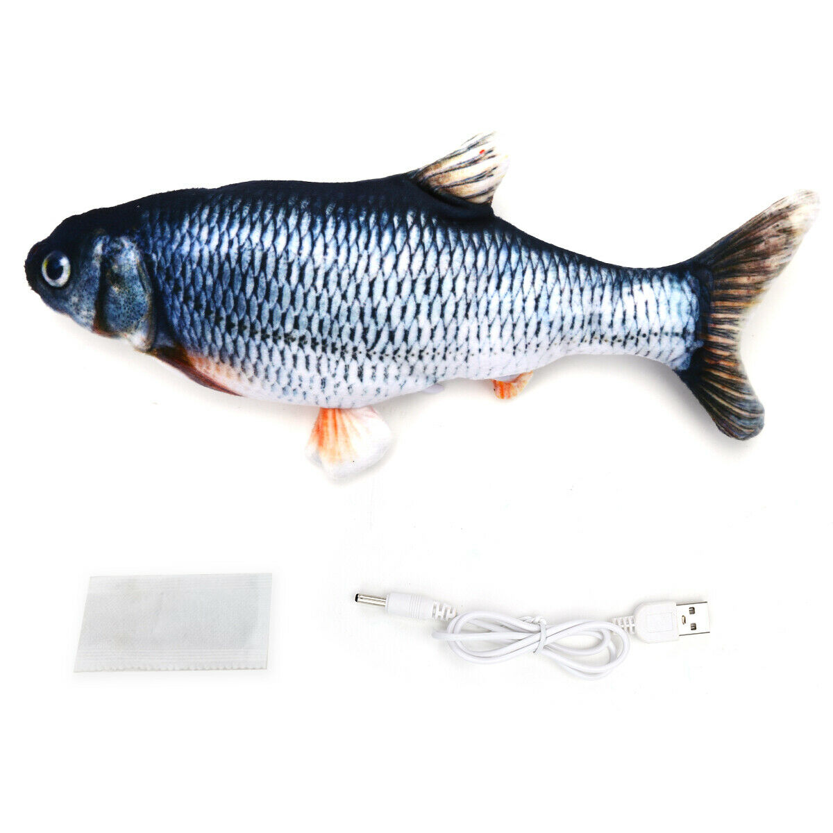 Fish Shape Cat Toy Electric USB Charging - Waggley Tails