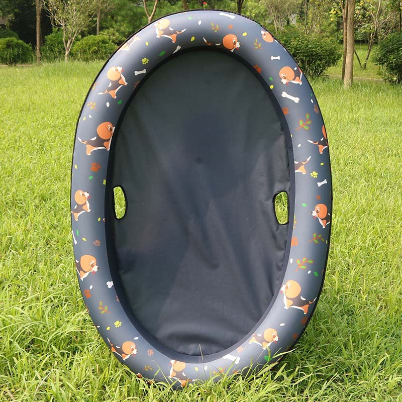 Dog Swimming Pool Inflatable Hammock Pets Pool Floating Bed Spring Summer Swimming Ring - Waggley Tails
