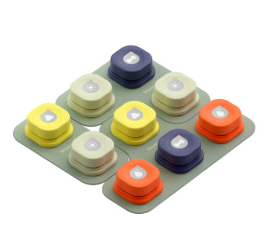 Talk to Me: 4-Color Pet Communication Button - Waggley Tails