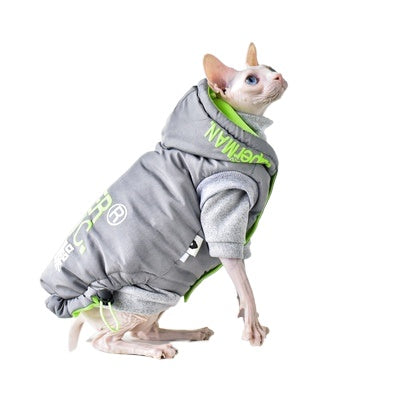 Cozy Winter Coat for Your Hairless Cat - Waggley Tails
