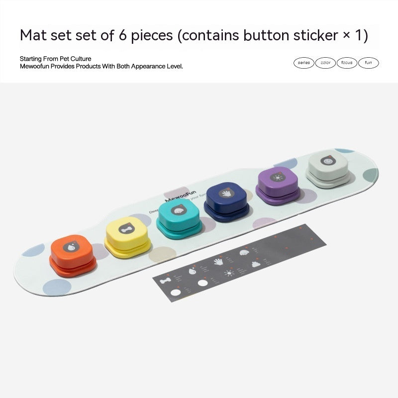 Talk to Me: 4-Color Pet Communication Button - Waggley Tails