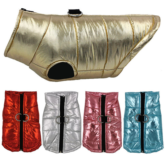 Waterproof Cotton Dog Vest - Keep Your Pup Dry and Warm - Waggley Tails