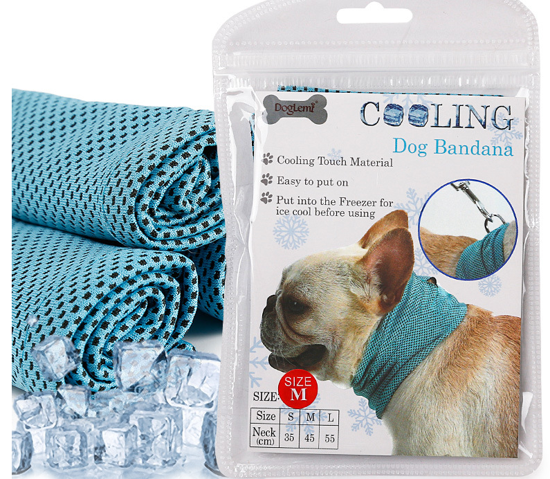 New Instant Cooling Pet Bandana Dog Scarf Summer Cooling Towel Wrap Dog Collar - Waggley Tails