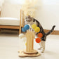 Solid Wood Rotary Table Cat Scratch Board Sisal Hemp Pet Products - Waggley Tails