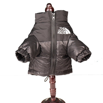 Dog jacket designed for medium to large Labradors.