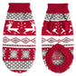 Close-up of high-quality wool dog sweater material