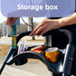 Foldable pet cart 2-in-1 stroller and grocery carrier