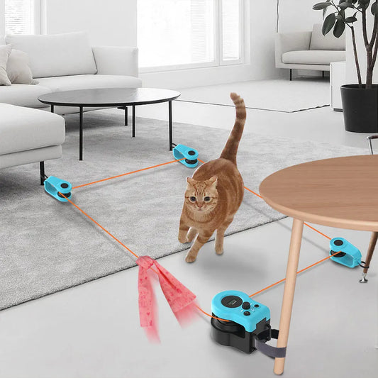 DIY Cat Treadmill Toy – Interactive Mouse Chase Game for Indoor Cats - Waggley Tails