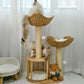 3-tier plush cat tree UK with condo and scratching posts