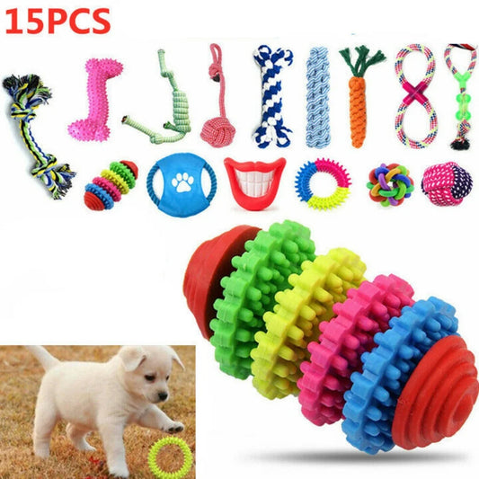 Ultimate UK tough puppy chew toys bundle for teething relief