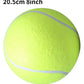 Inflatable giant tennis ball for pet training and entertainment