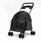 Lightweight pet buggy with breathable mesh for comfortable travel