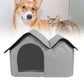 Summer dog house with air conditioning packs

