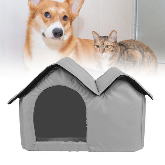Summer dog house with air conditioning packs

