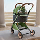 Versatile detachable pet stroller for shopping, travel, and walks