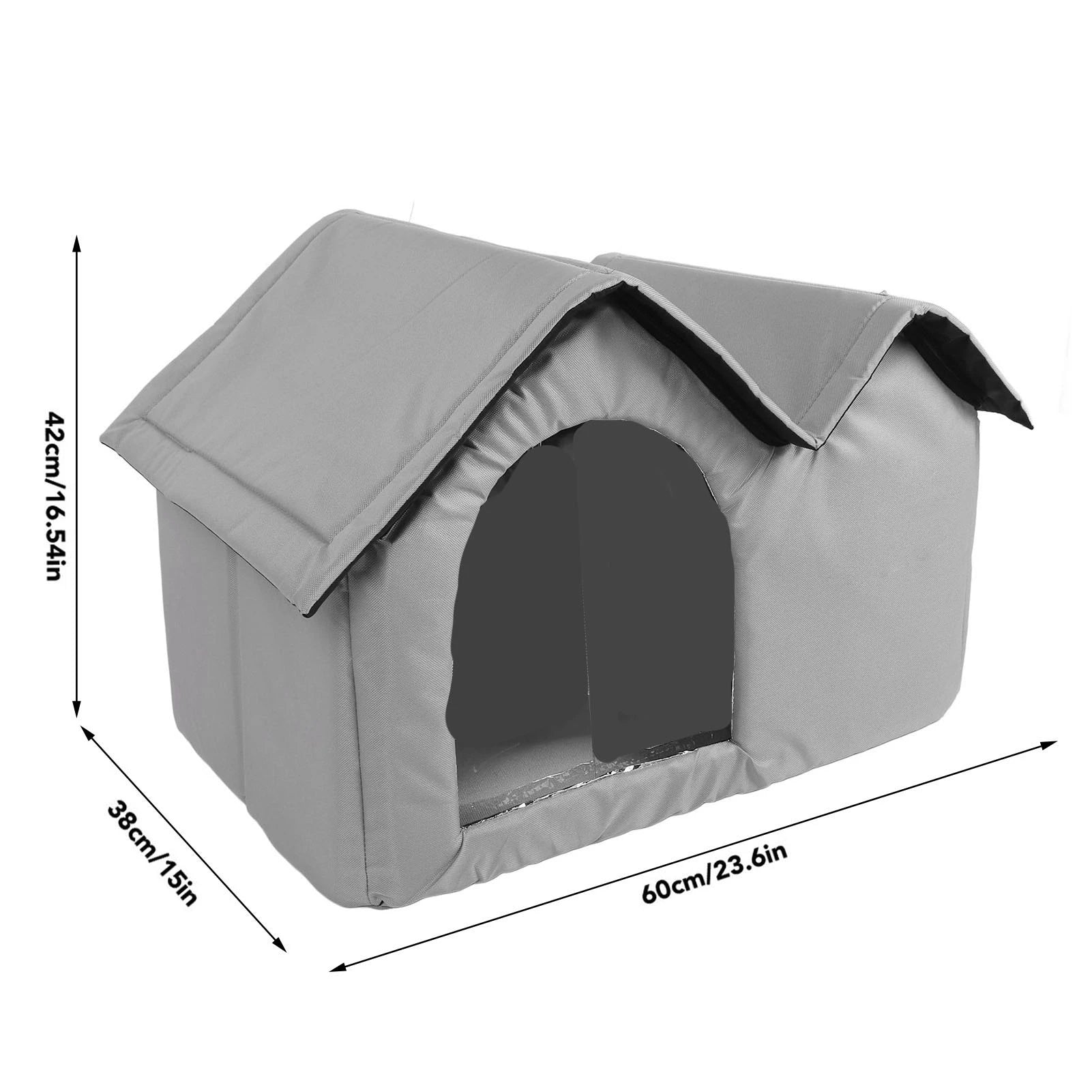 Dog resting inside insulated cooling shelter