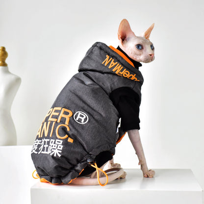 Cozy Winter Coat for Your Hairless Cat - Waggley Tails