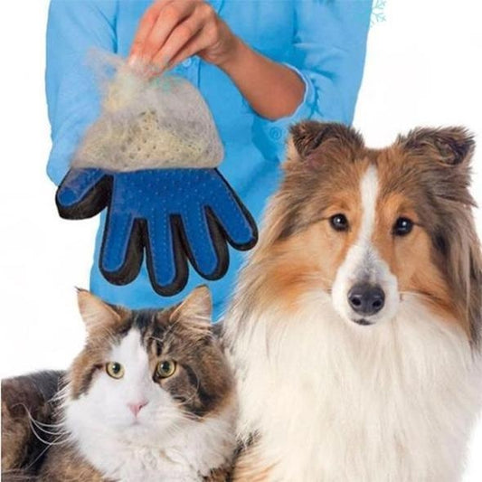 Gentle Touch Pet Grooming Gloves - Waggley Tails
