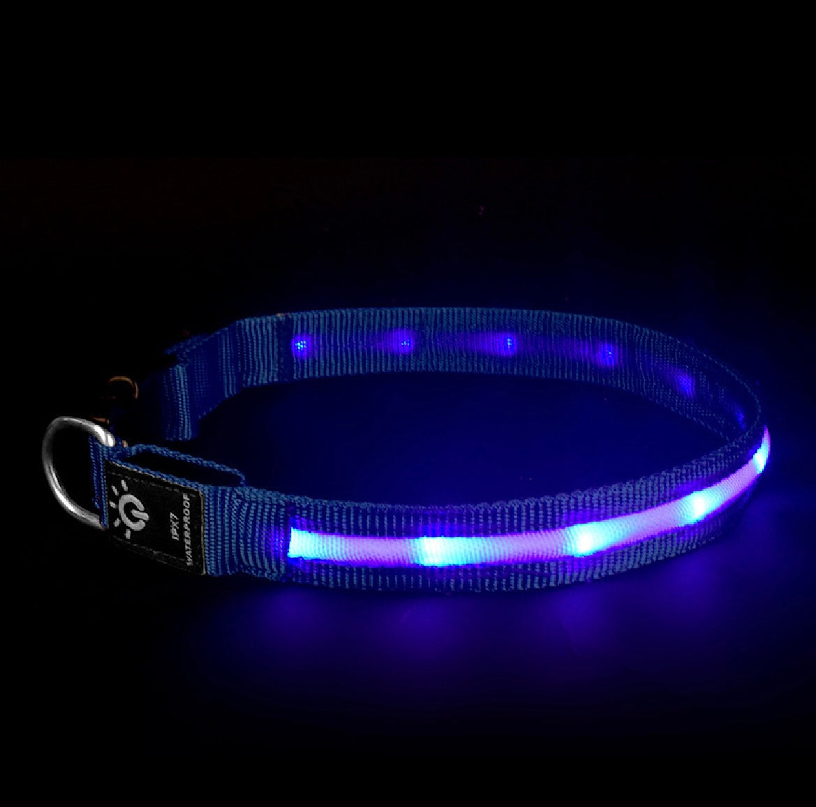 Night Waterproof Lighting Collar Night - Waggley Tails