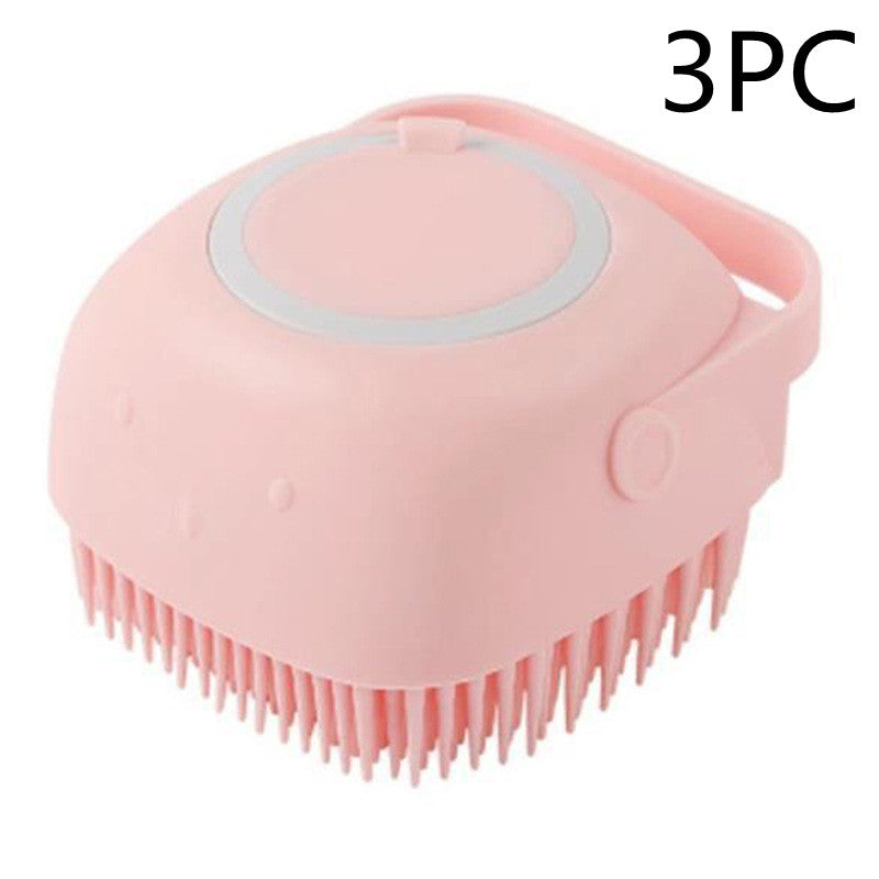 Silicone Shampoo Bath Massage Comb Brush - Waggley Tails