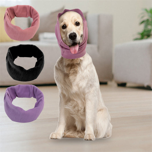 Calming Dog Ears Cover For Noise Reduce Pet Hood Earmuffs For Anxiety Relief Grooming Bathing Drying  Pets - Waggley Tails
