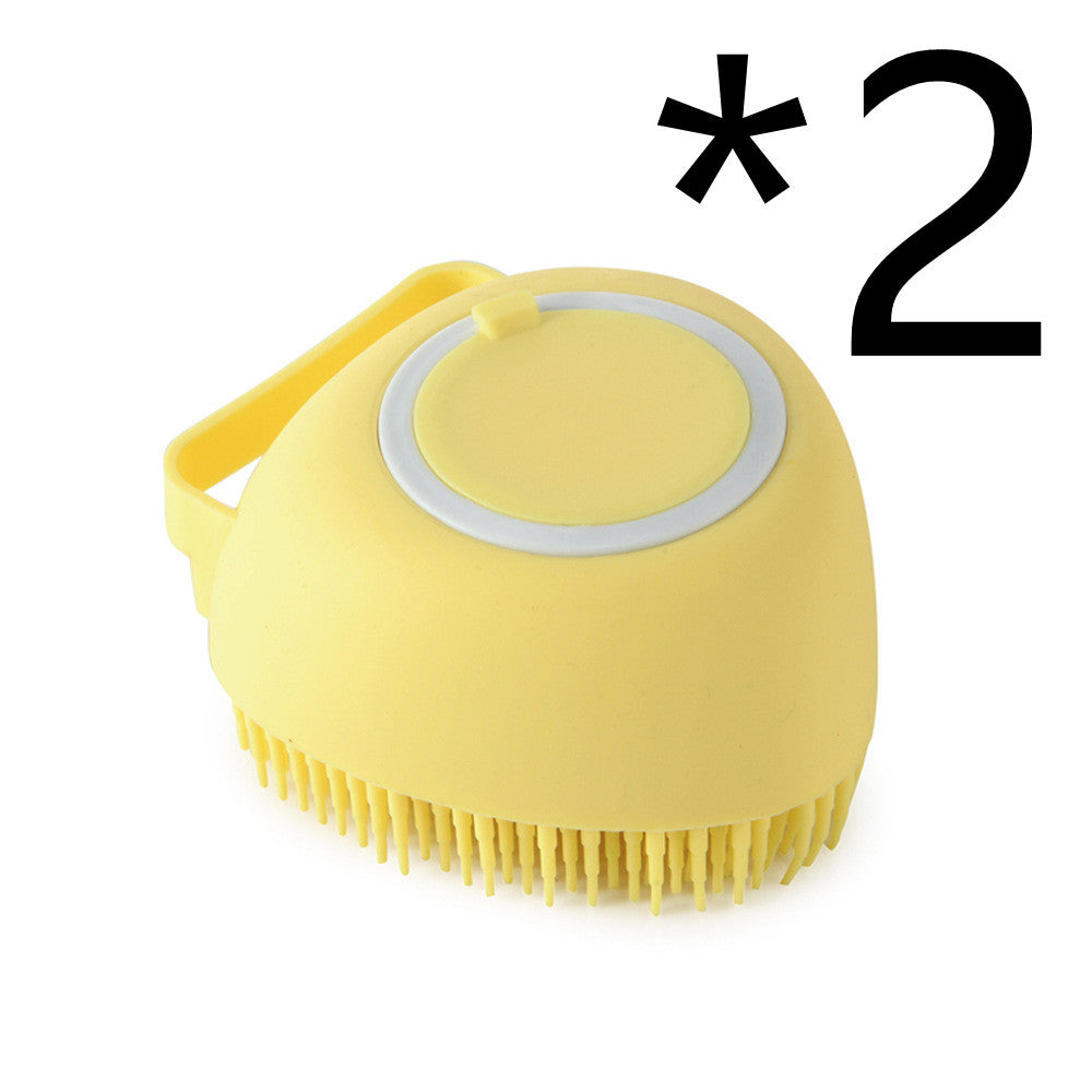 Silicone Shampoo Bath Massage Comb Brush - Waggley Tails