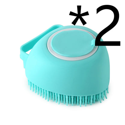 Silicone Shampoo Bath Massage Comb Brush - Waggley Tails