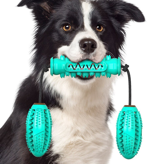 Toothbrush Rubber Bones Teeth Cleaning - Waggley Tails