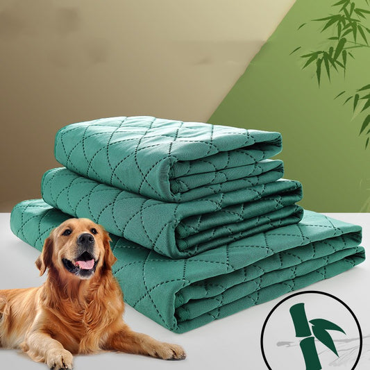 Natural Bamboo Fiber Pet Fixed-point Training Deodorant Moisture-proof Dog Pad - Waggley Tails